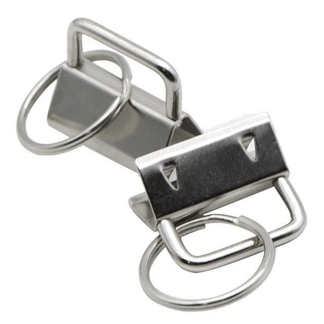 Metal Tail Clamp for Keychains 5 pieces 25mm 1 Inch FeeFiFauxLeather