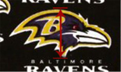 Ravens Football Printed Faux Leather Sheet  Litchi has a pebble like feel with bright colors