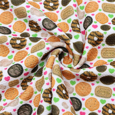 Girl Scout Cookies Textured Liverpool/ Bullet Fabric with a textured feel