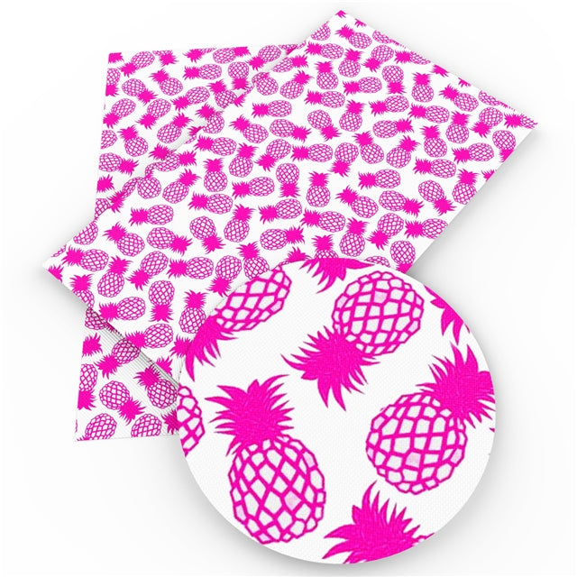 Pineapples Bullet Textured Liverpool Fabric