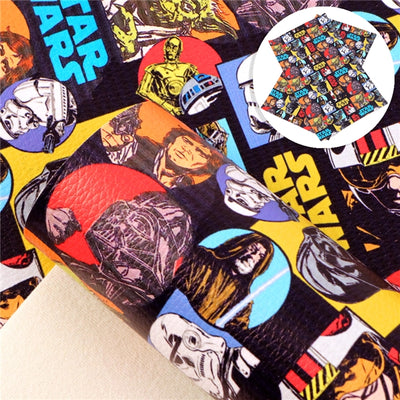 Star Wars Litchi Printed Faux Leather Sheet